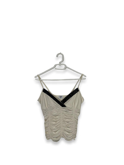 Vintage Y2K Satin Ruched Camisole by BAY