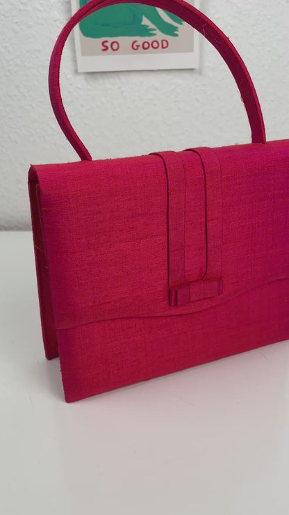 Vintage Star of Siam Pink Silk Handbag – 80s/90s